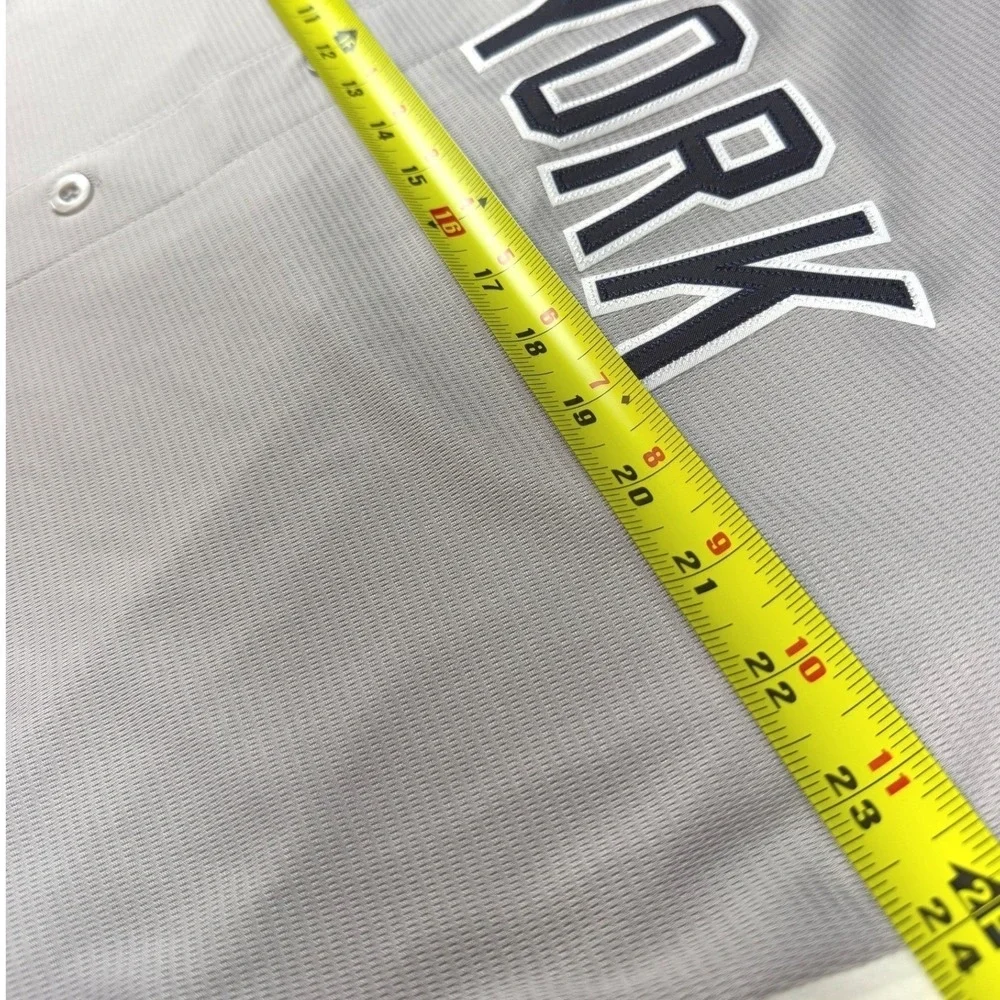 Nike New York Yankees‎ MLB Baseball Jersey Mens XL Grey Road T770 551343-010